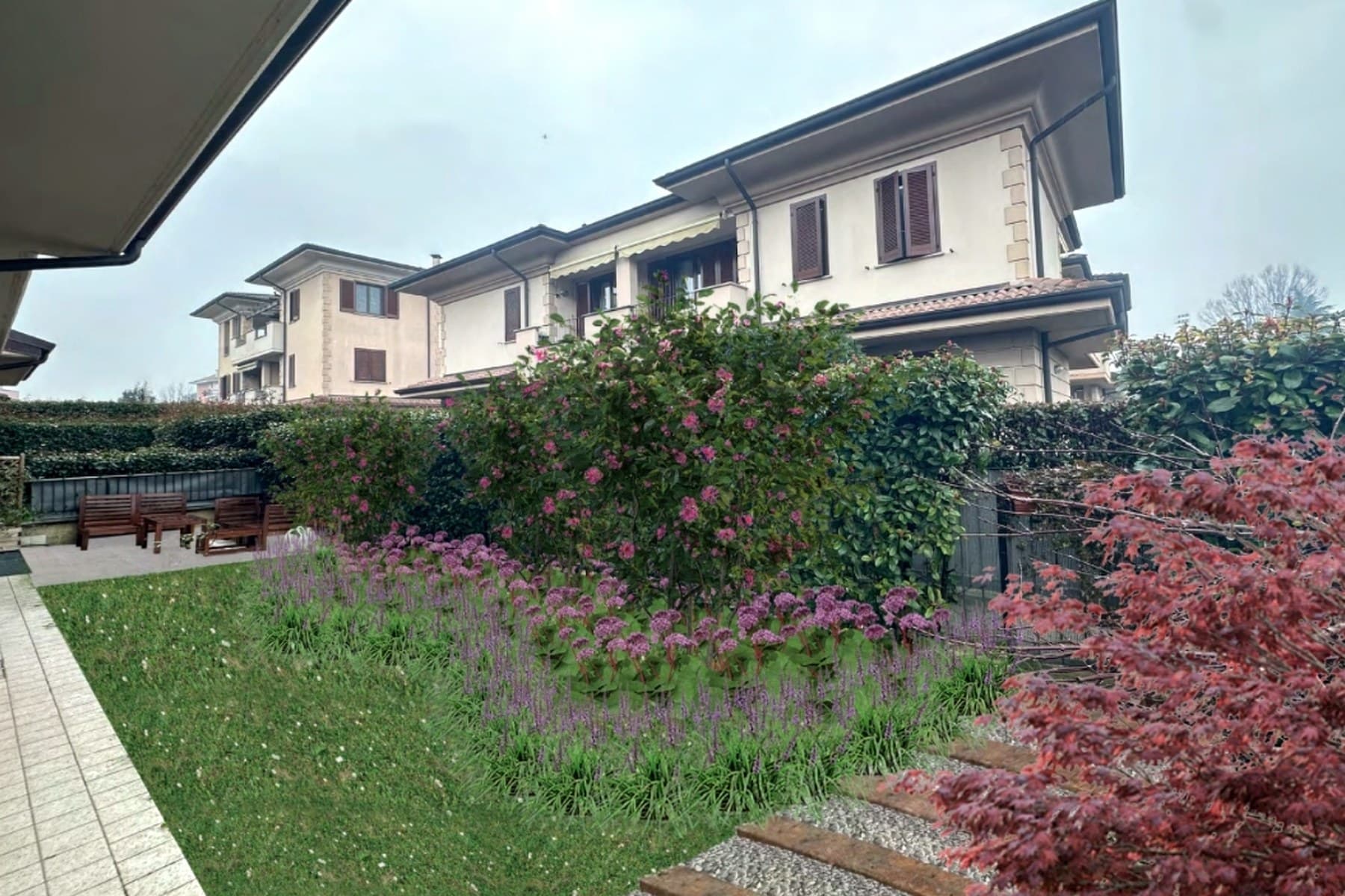 Veronica – Rifacimento Giardino – render/progetto 1